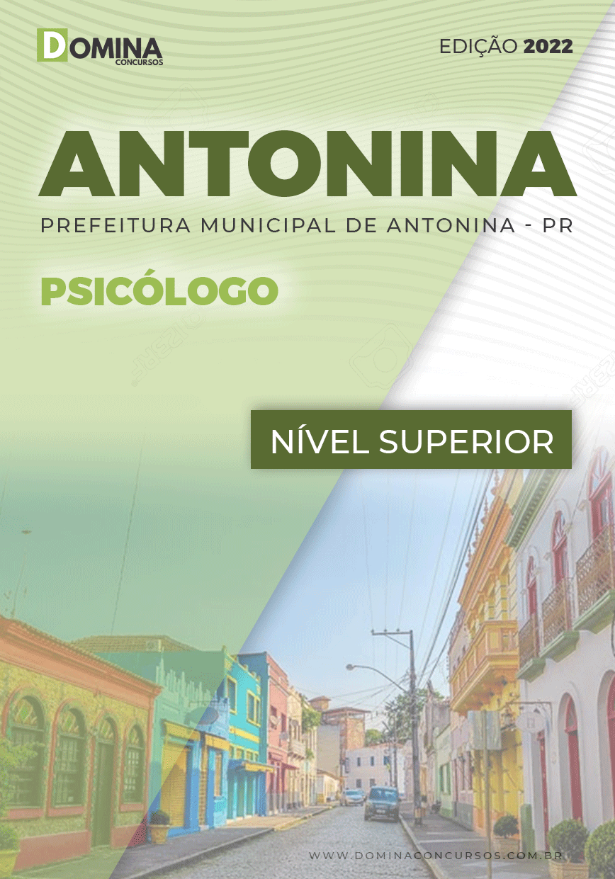Apostila Digital Concurso Pref Antonina PR 2022 Psicólogo