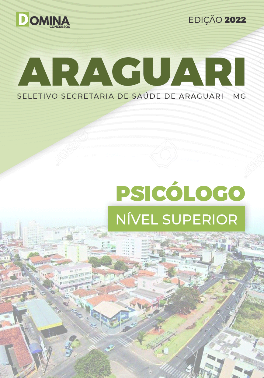 Apostila Concurso Pref Araguari MG 2022 Psicólogo