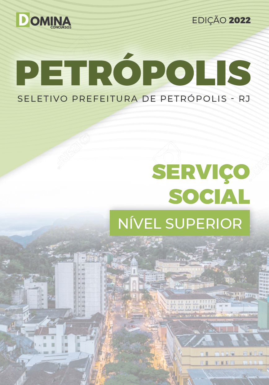 Apostila Seletivo Pref Petrópolis RJ 2022 Serviço Social