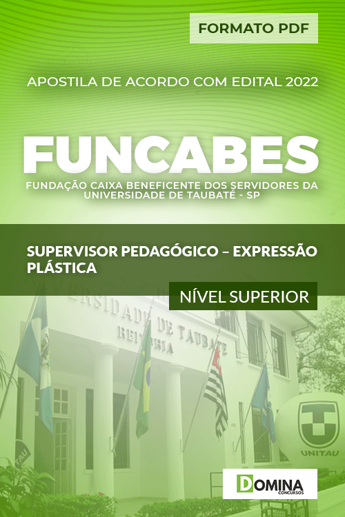 Apostila Funcabes SP 2022 Sup. Pedagógico Expressão Plástica