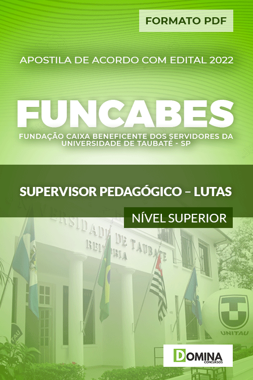 Apostila Funcabes SP 2022 Engenheiro Pedagógico Lutas