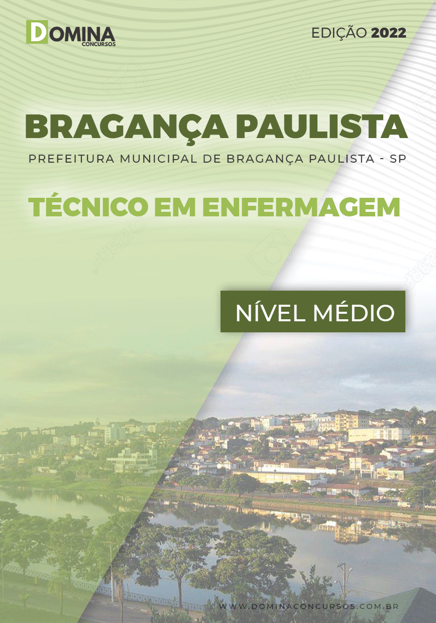 Apostila Pref Bragança Paulista SP 2022 Técnico Enfermagem