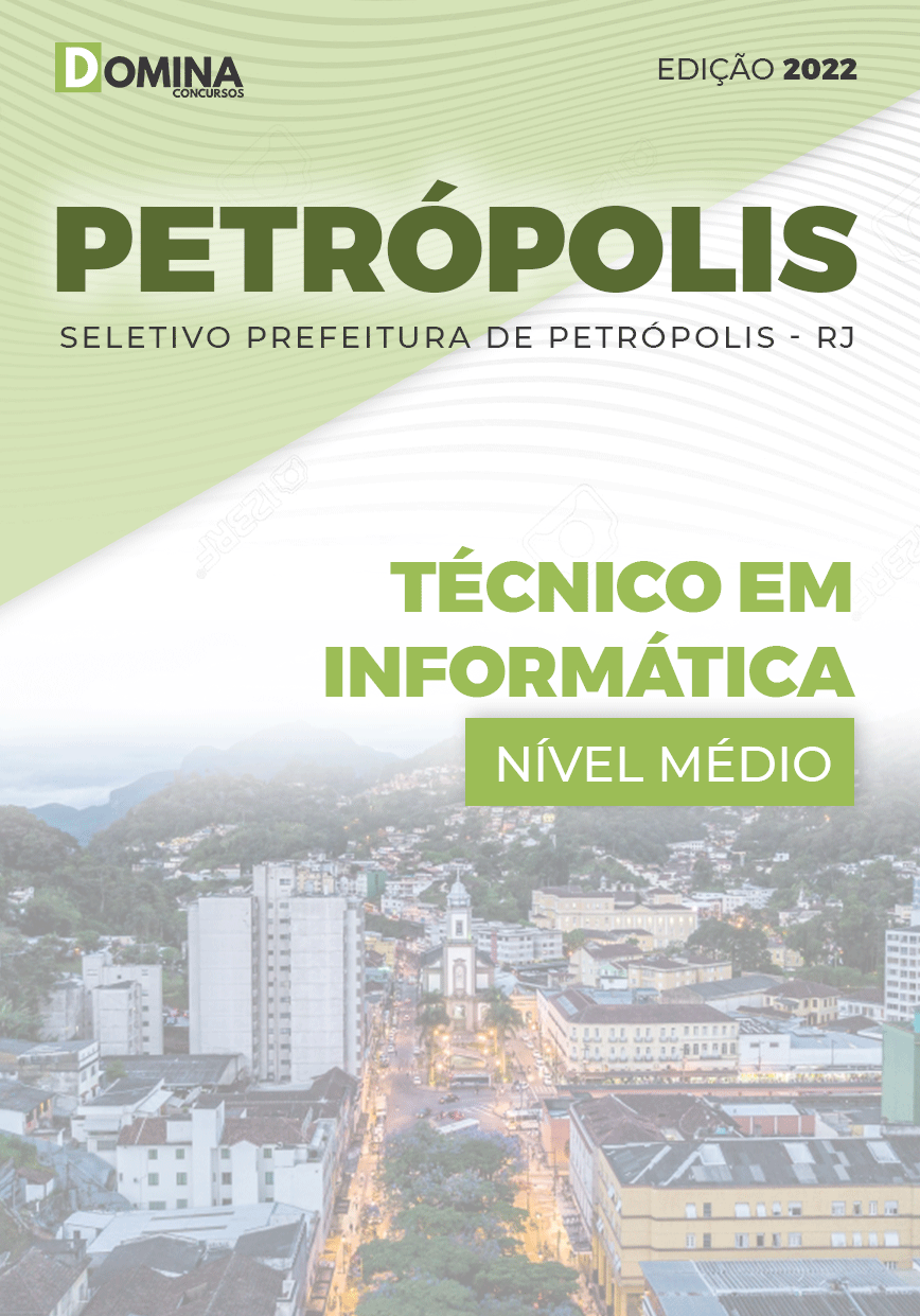 Apostila Pref Petrópolis RJ 2022 Técnico Informática