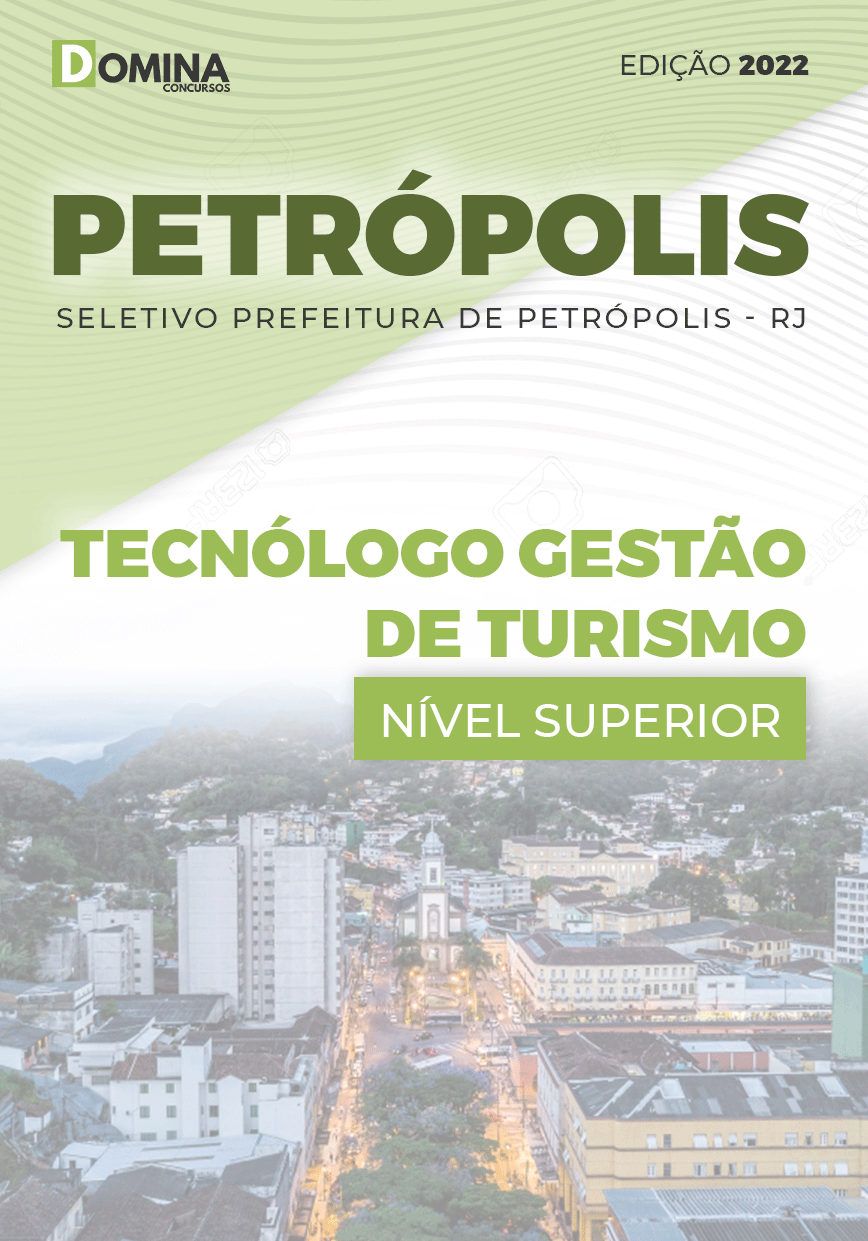 Apostila Pref Petrópolis RJ 2022 Tecnólogo Gestão Turismo