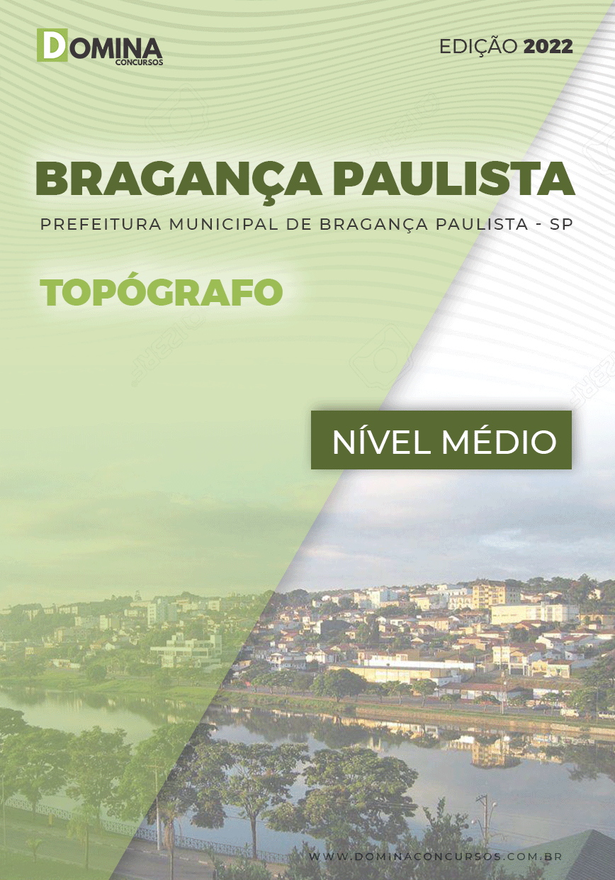 Apostila Digital Pref Bragança Paulista SP 2022 Topógrafo