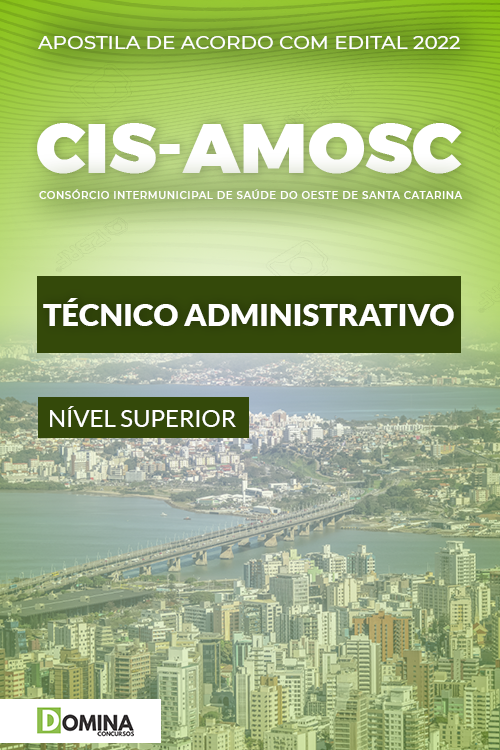 Apostila Digital CIS AMOSC 2022 Técnico Administrativo
