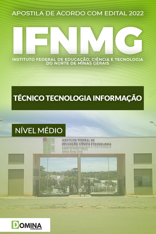 Apostila IFNMG 2022 Técnico Tecnologia Informação