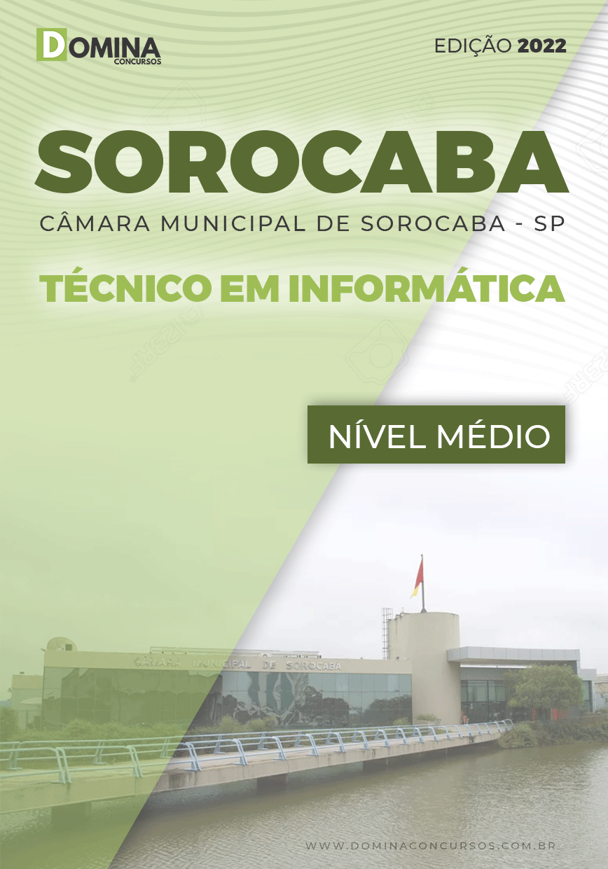 Apostila Câmara Soracaba SP 2022 Técnico Informática