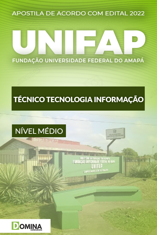 Apostila UNIFAP 2022 Técnico Tecnologia Informação