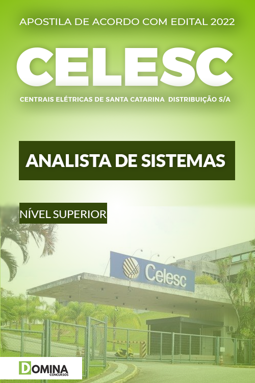 Apostila Digital Concurso CELESC 2022 Analista Sistema