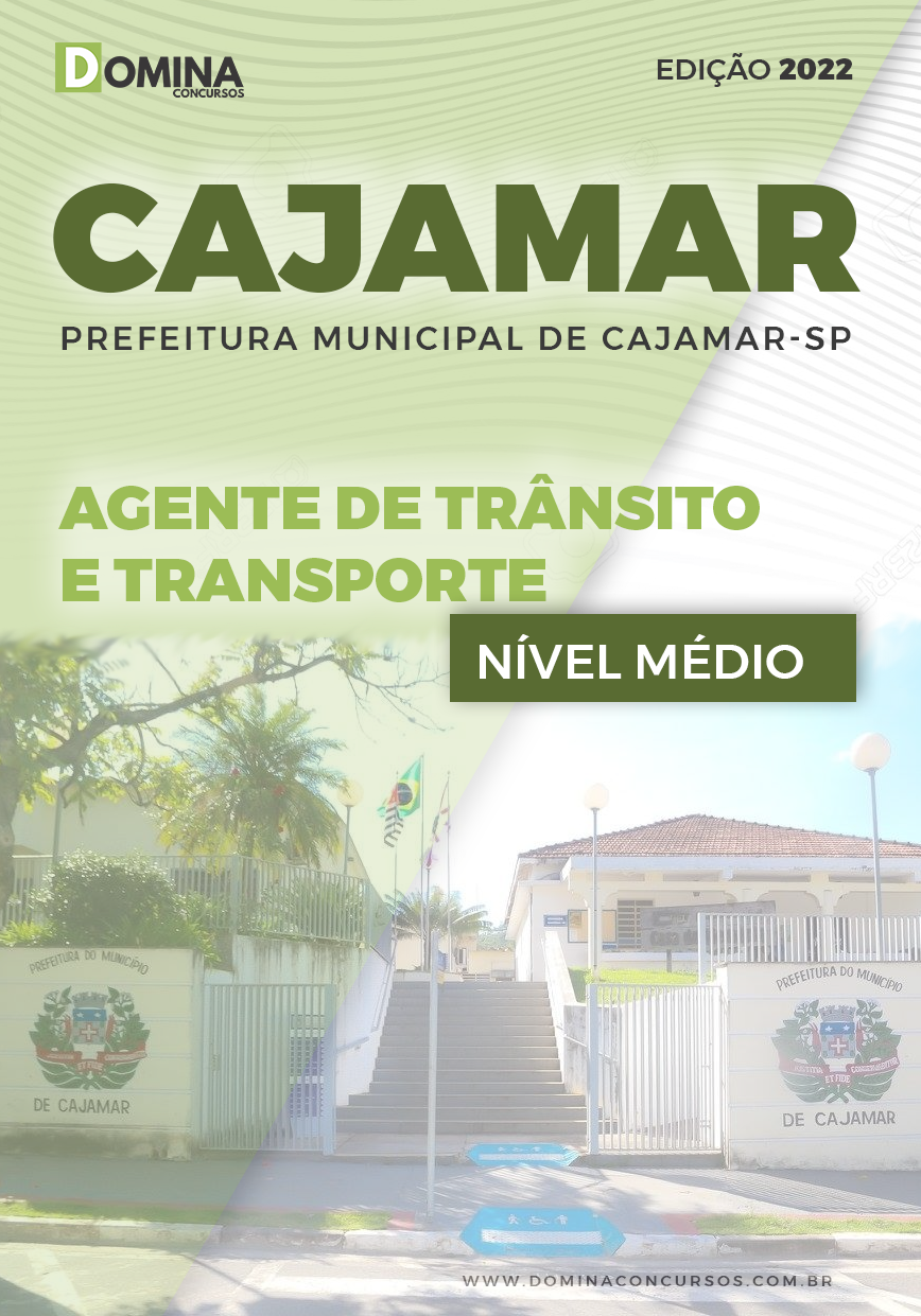 Apostila Pref Cajamar SP 2022 Agente Trânsito Transporte