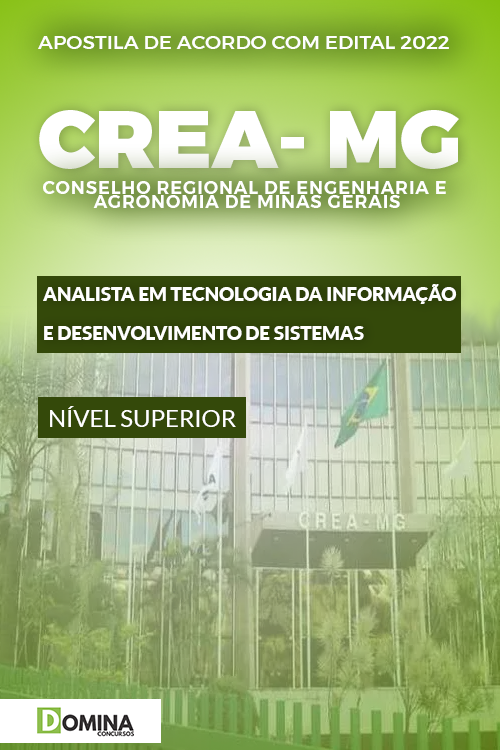 Apostila CREA MG 2022 Analista Tecnologia Informação