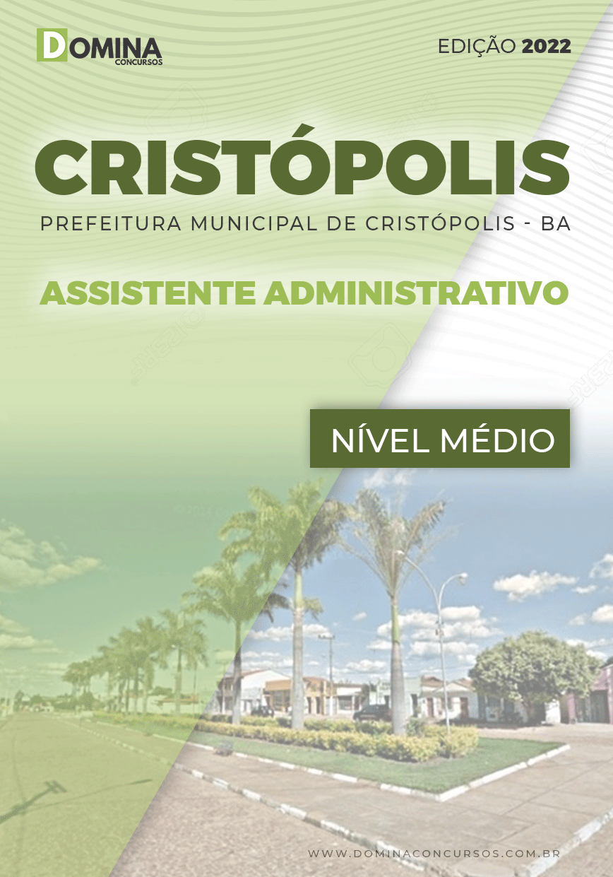 Apostila Pref Cristópolis BA 2022 Assistente Administrativo