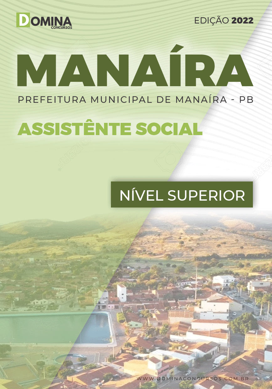Apostila Digital Pref Manaíra PB 2022 Assistente Social