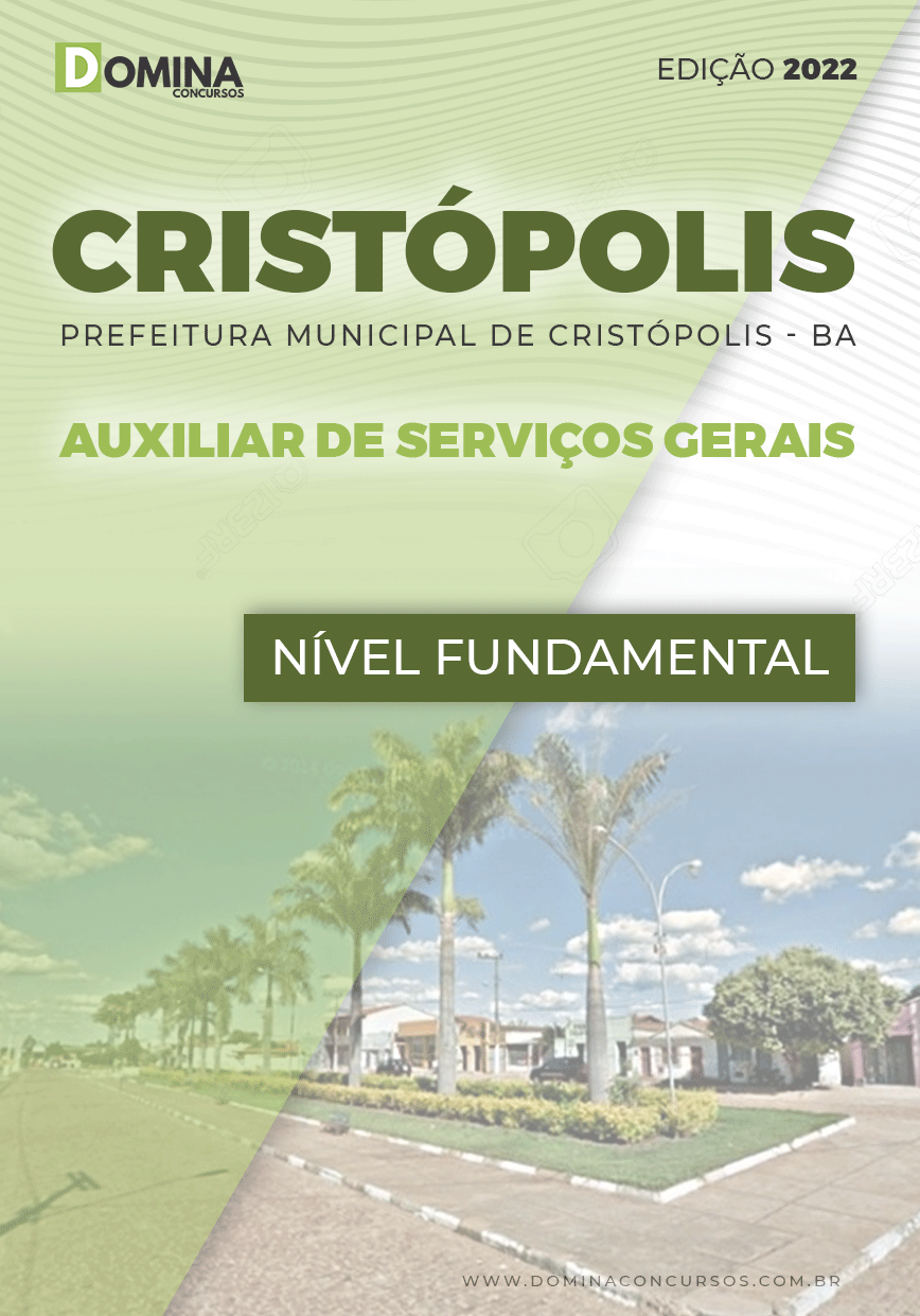 Apostila Pref Cristópolis BA 2022 Auxiliar de Serviços Gerais