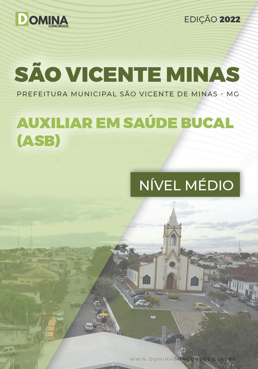 Apostila Pref São Vicente Minas MG 2022 Auxiliar Saúde Bucal