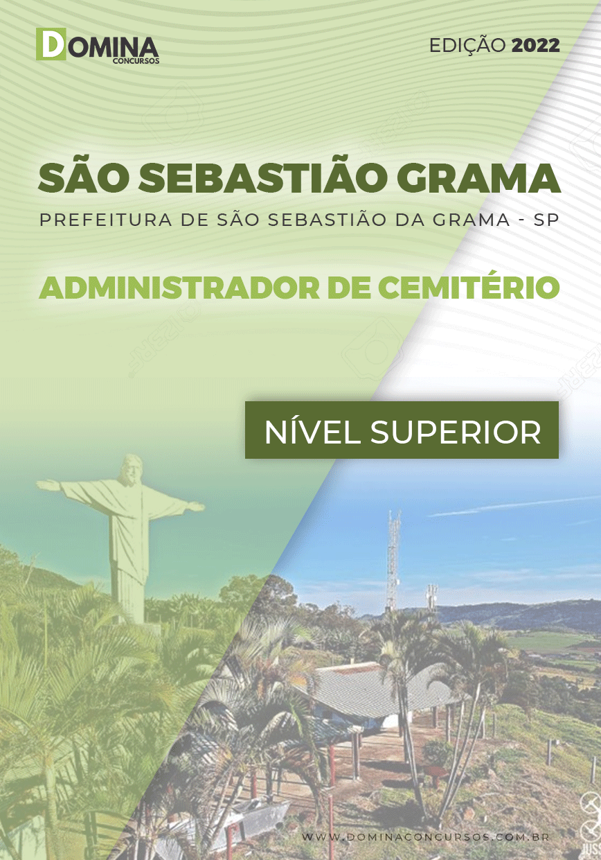 Apostila Pref São Sebastião Grama SP 2022 Adm. Cemitério