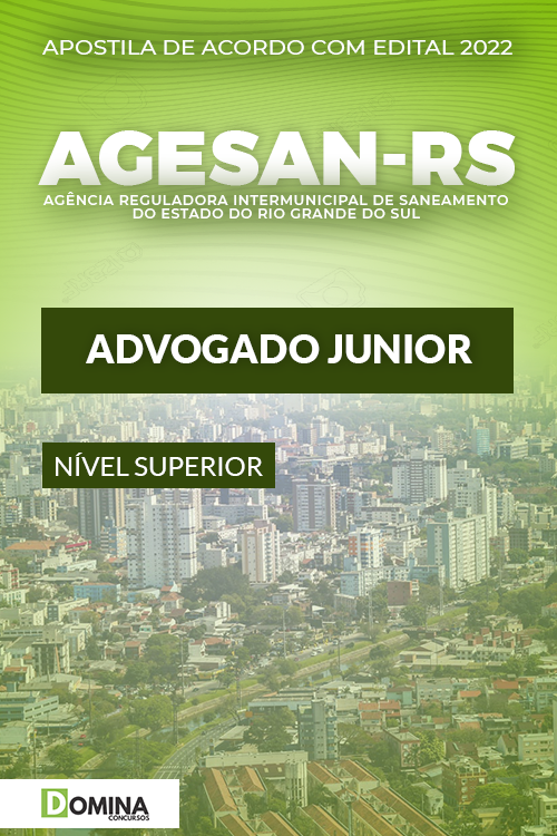 Apostila Concurso AGESAN RS 2022 Advogado Junior