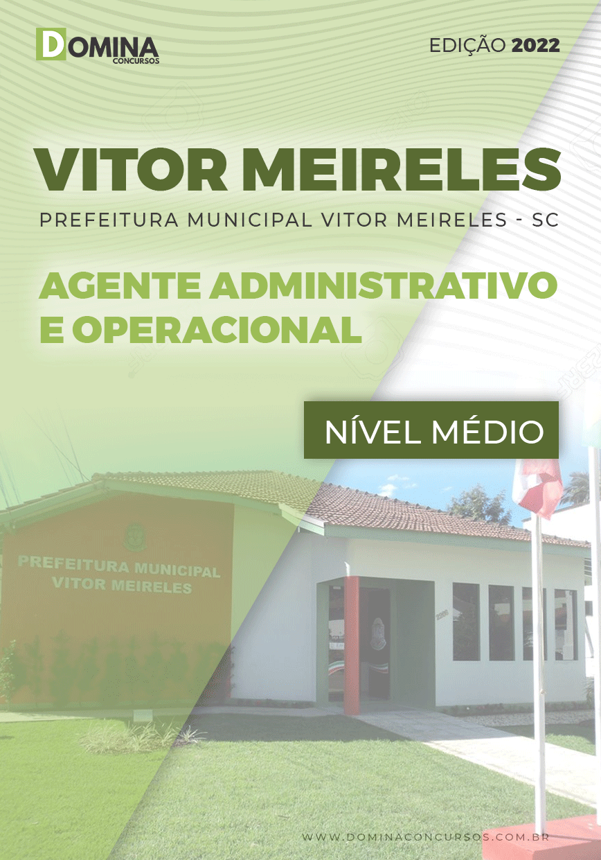 Apostila Pref Vitor Meireles SC 2022 Agente Administrativo