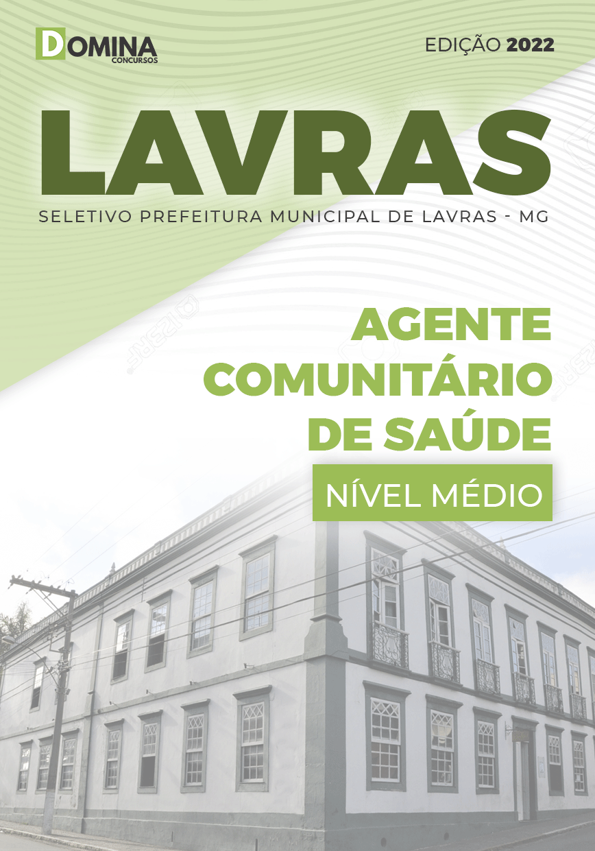 Apostila Pref Lavras MG 2022 Agente Comunitário Saúde