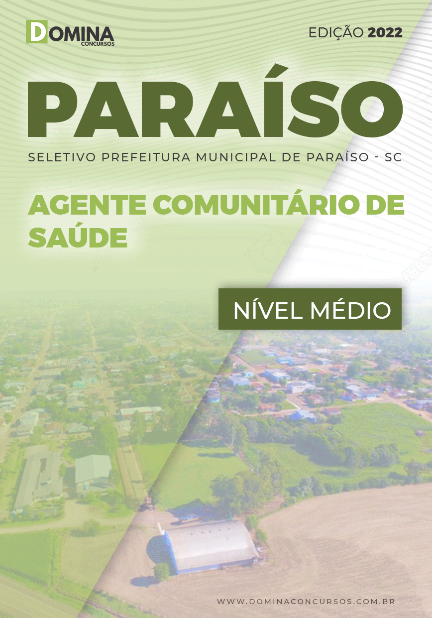 Apostila Digital Pref Paraíso SC 2022 Agente Comunitário