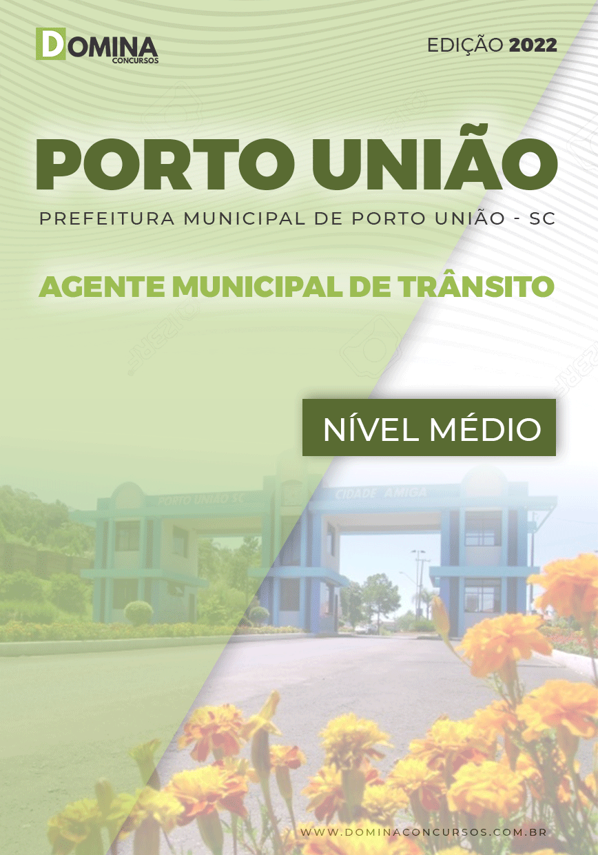 Apostila Pref Porto União SC 2022 Agente Municipal Trânsito