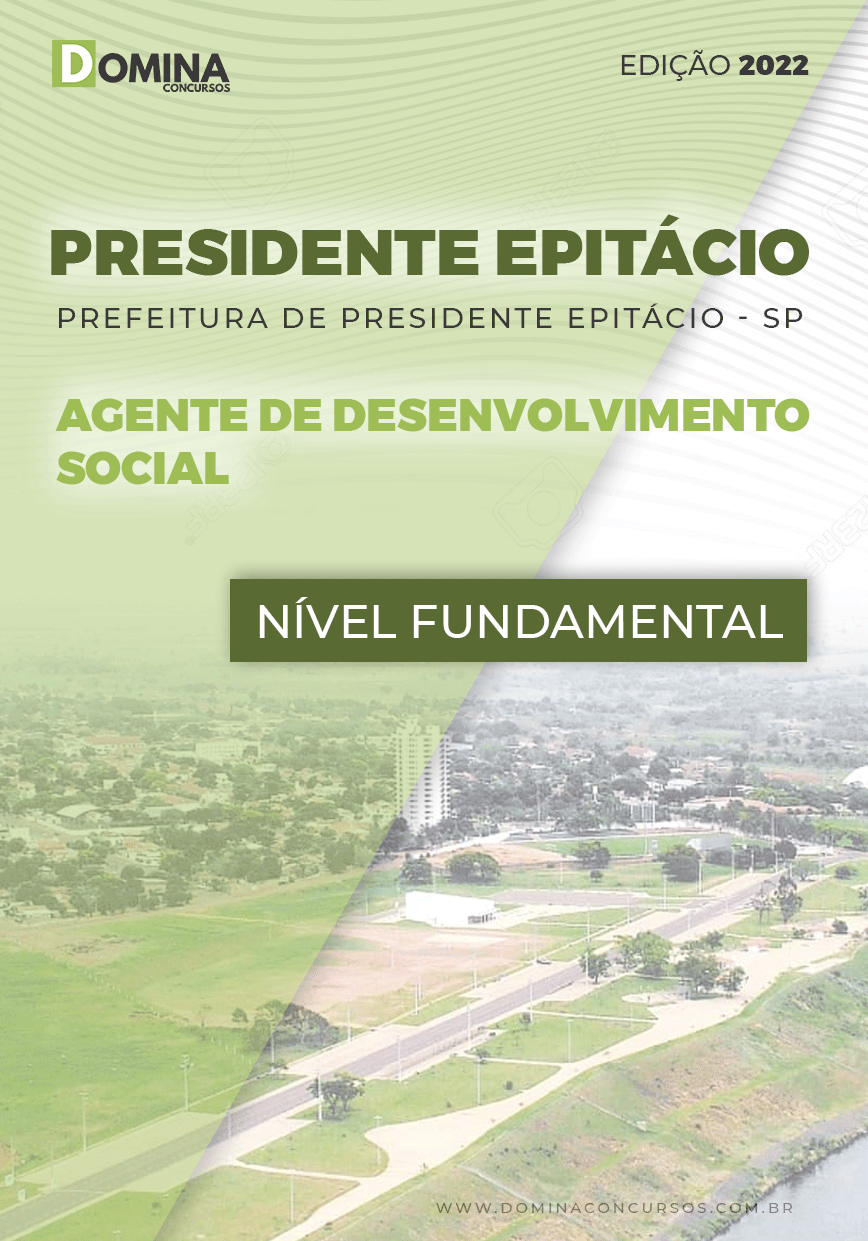 Apostila Pref Epitácio SP 2022 Agente Desenvolvimento Social