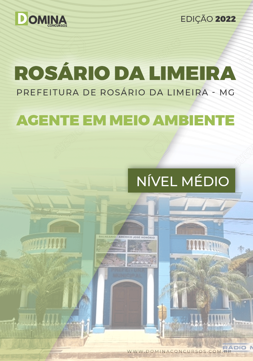 Apostila Pref Rosário Limeira MG 2022 Agente Meio Ambiente