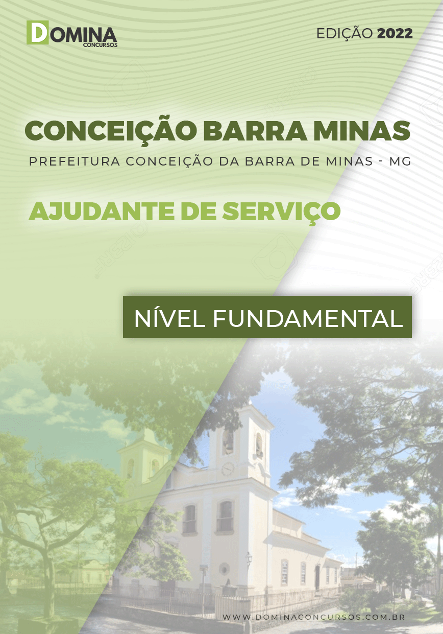 Apostila Pref Conceição Barras Minas MG 2022 Ajudante Serviços