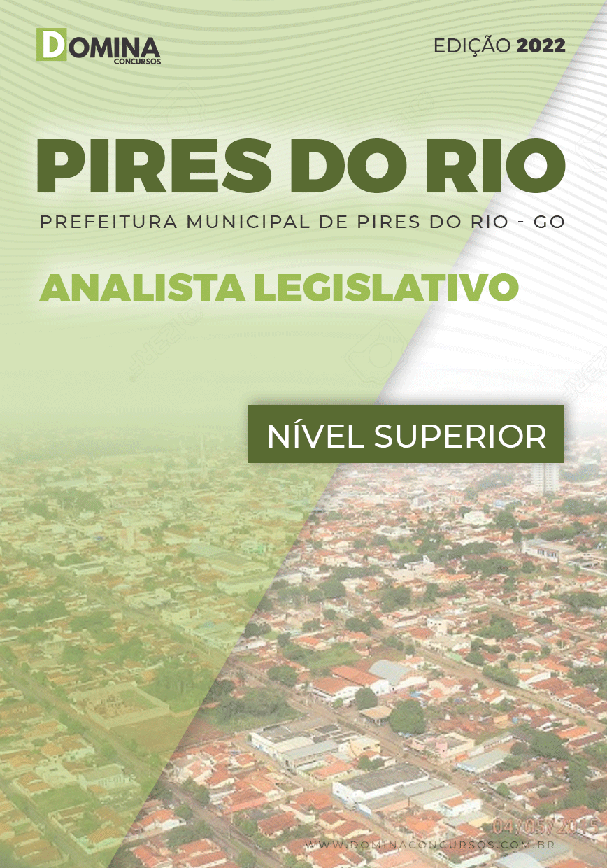 Apostila Câmara Pires Do Rio GO 2022 Analista Legislativo