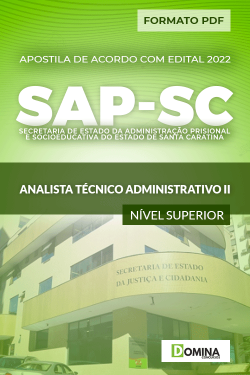 Apostila SAP SC 2022 Analista Técnico Administrativo II