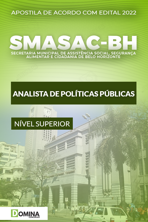 Apostila SMASAC BH 2022 Analista Políticas Públicas