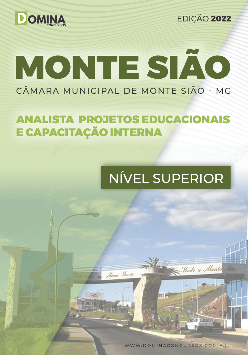 Apostila Câmara Monte Sião MG 2022 Anal. Proj. Educ. Capc. Interna