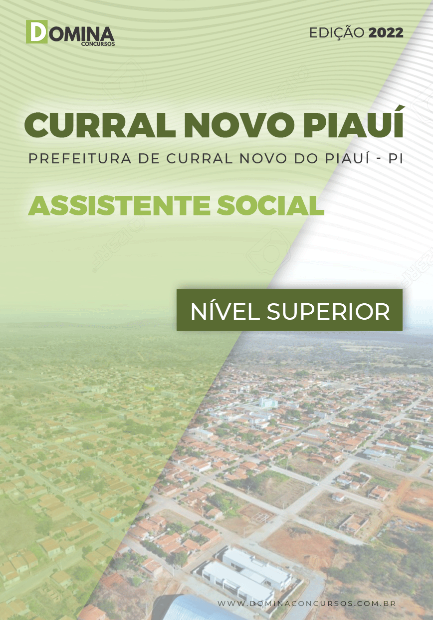 Apostila Pref Curral Novo Piauí PI 2022 Assistente Social