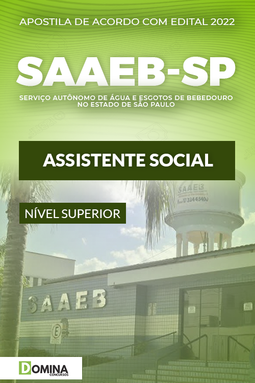 Apostila SAEEB Bebedouro SP 2022 Assistente Social