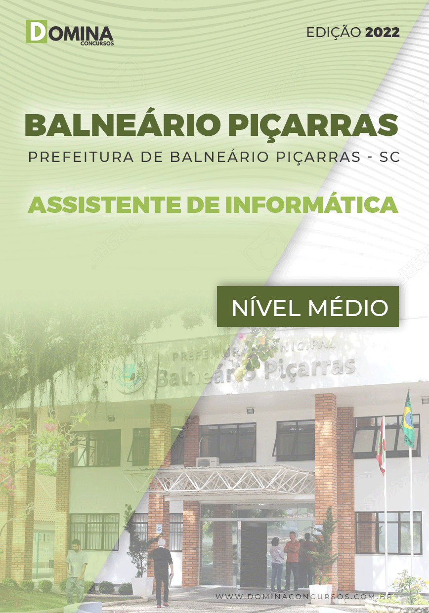 Apostila Pref Balneário Piçarras SC 2022 Assistente Informática