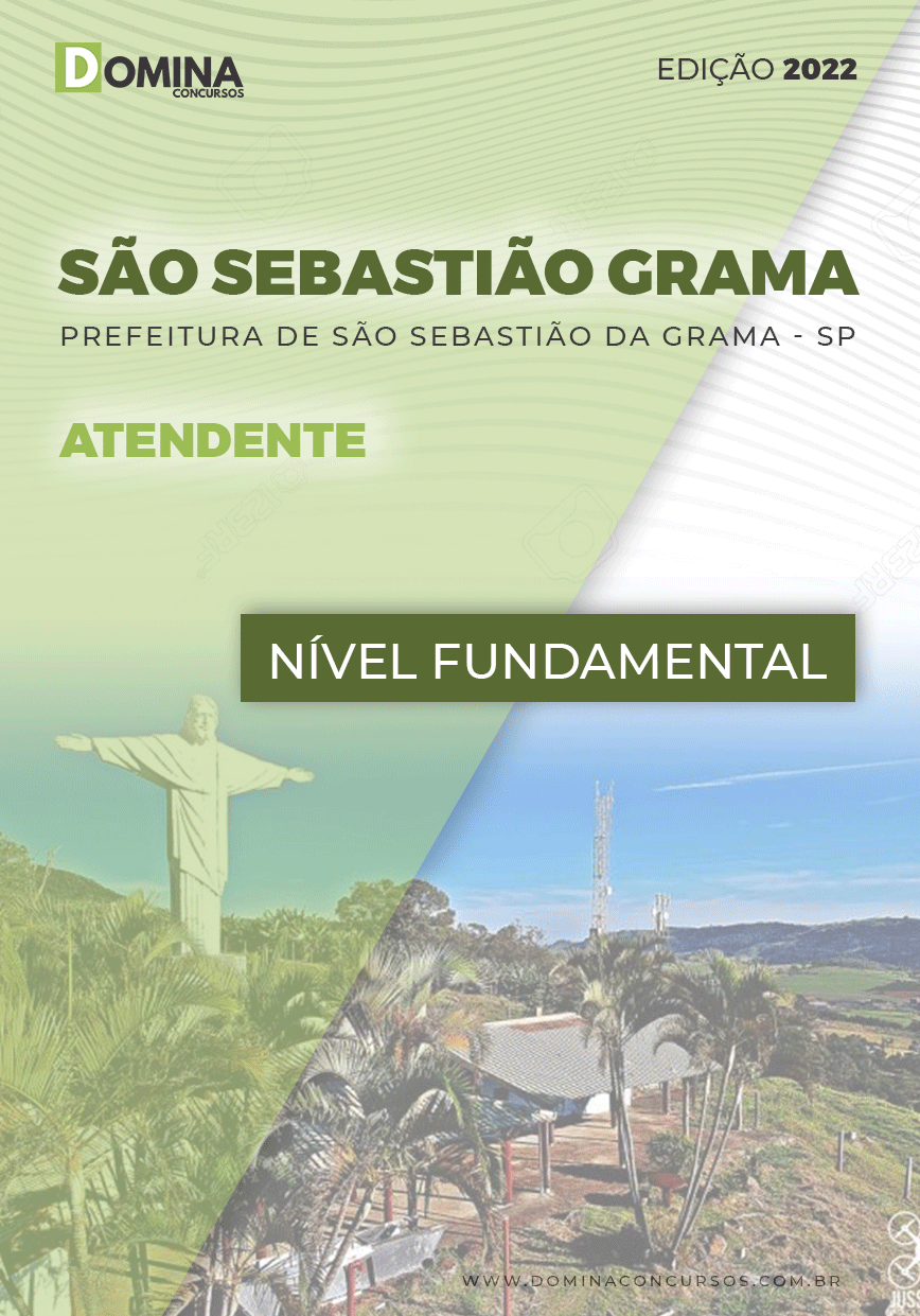 Apostila Pref São Sebastião Grama SP 2022 Atendente