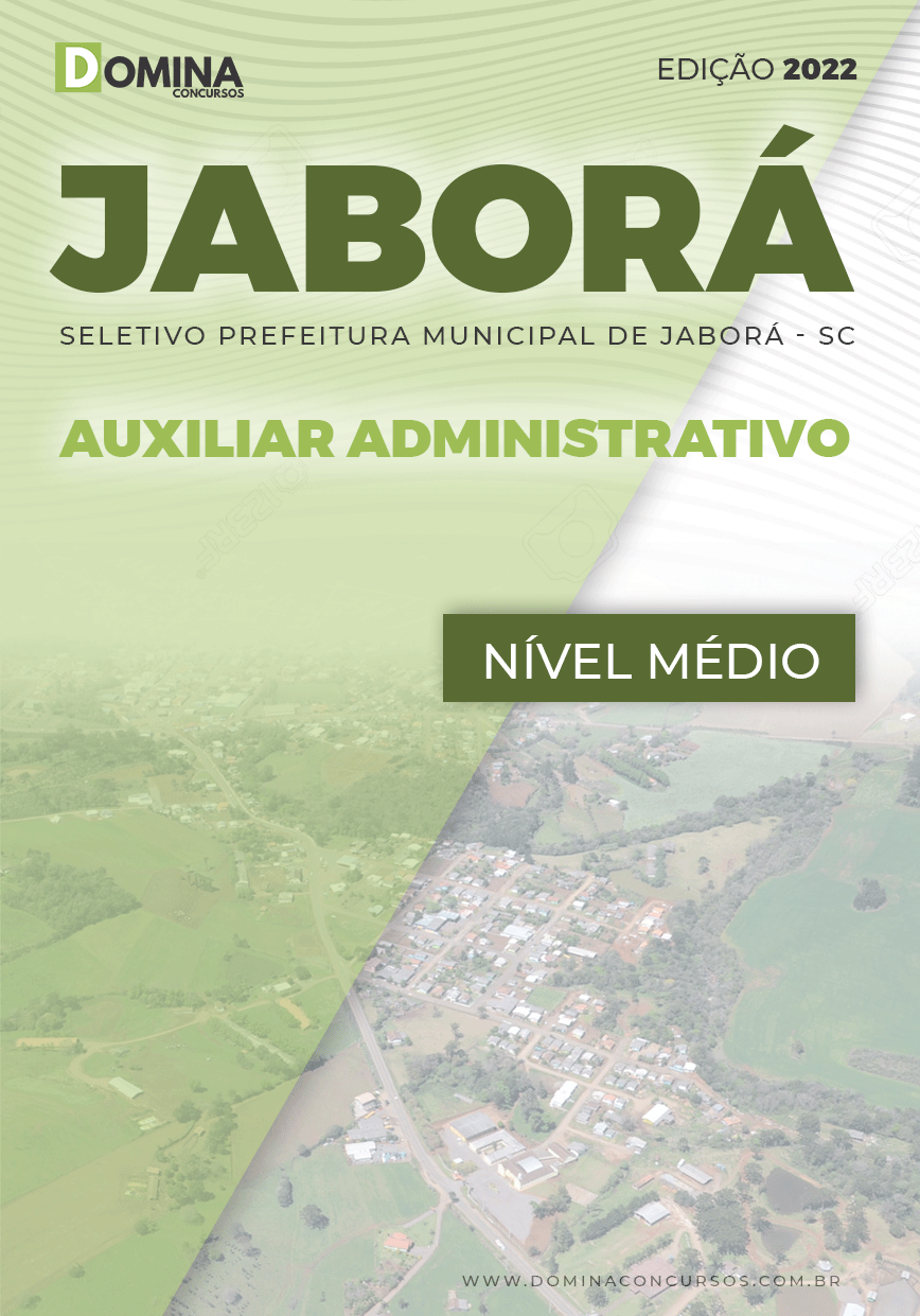 Apostila Pref Jaborá SC 2022 Auxiliar Administrativo