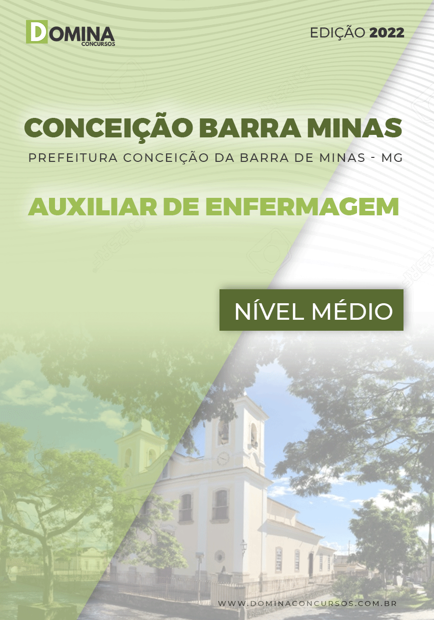 Apostila Pref Conceição Barras Minas MG 2022 Aux. Enfermagem