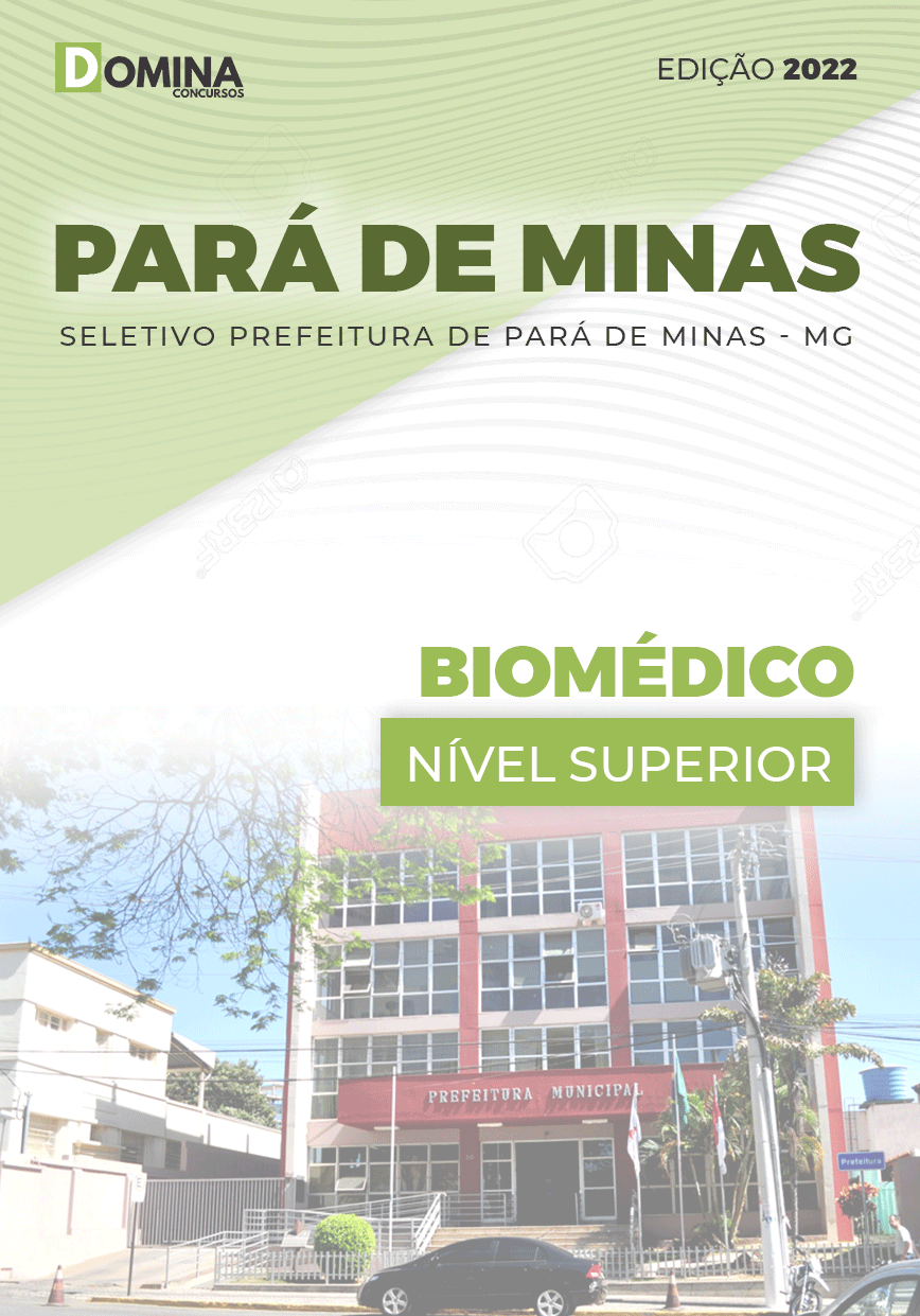 Apostila Concurso Pref Pará de Minas MG 2022 Biomédico