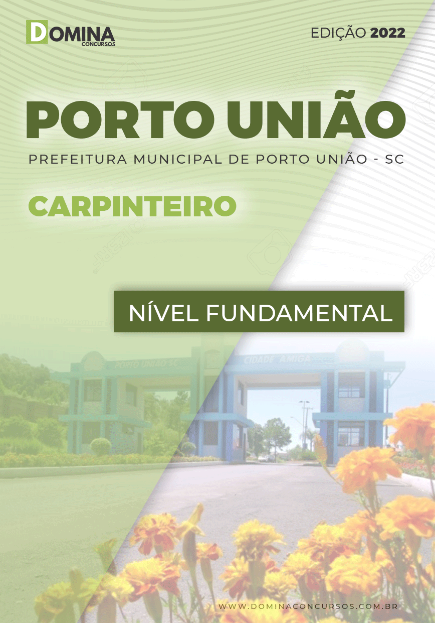 Apostila Digital Pref Porto União SC 2022 Carpinteiro