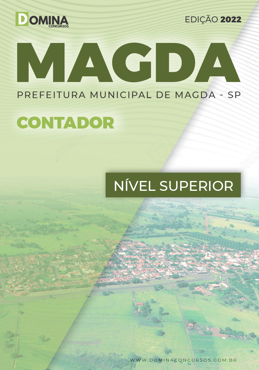 Apostila Digital Concurso Pref Magda SP 2022 Contador