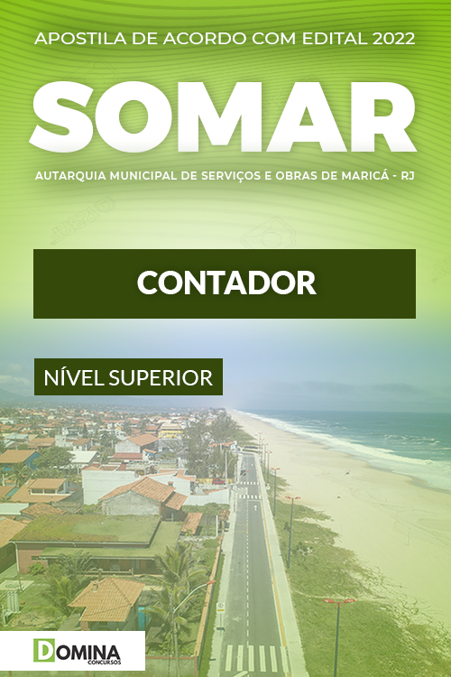 Apostila Digital Concurso SOMAR RJ 2022 Contador