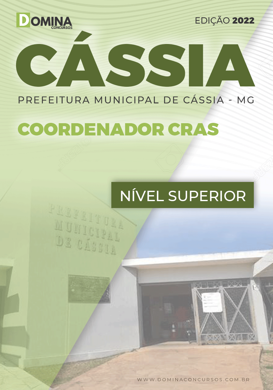 Apostila Digital Pref Cássia MG 2022 Coordenador CRAS