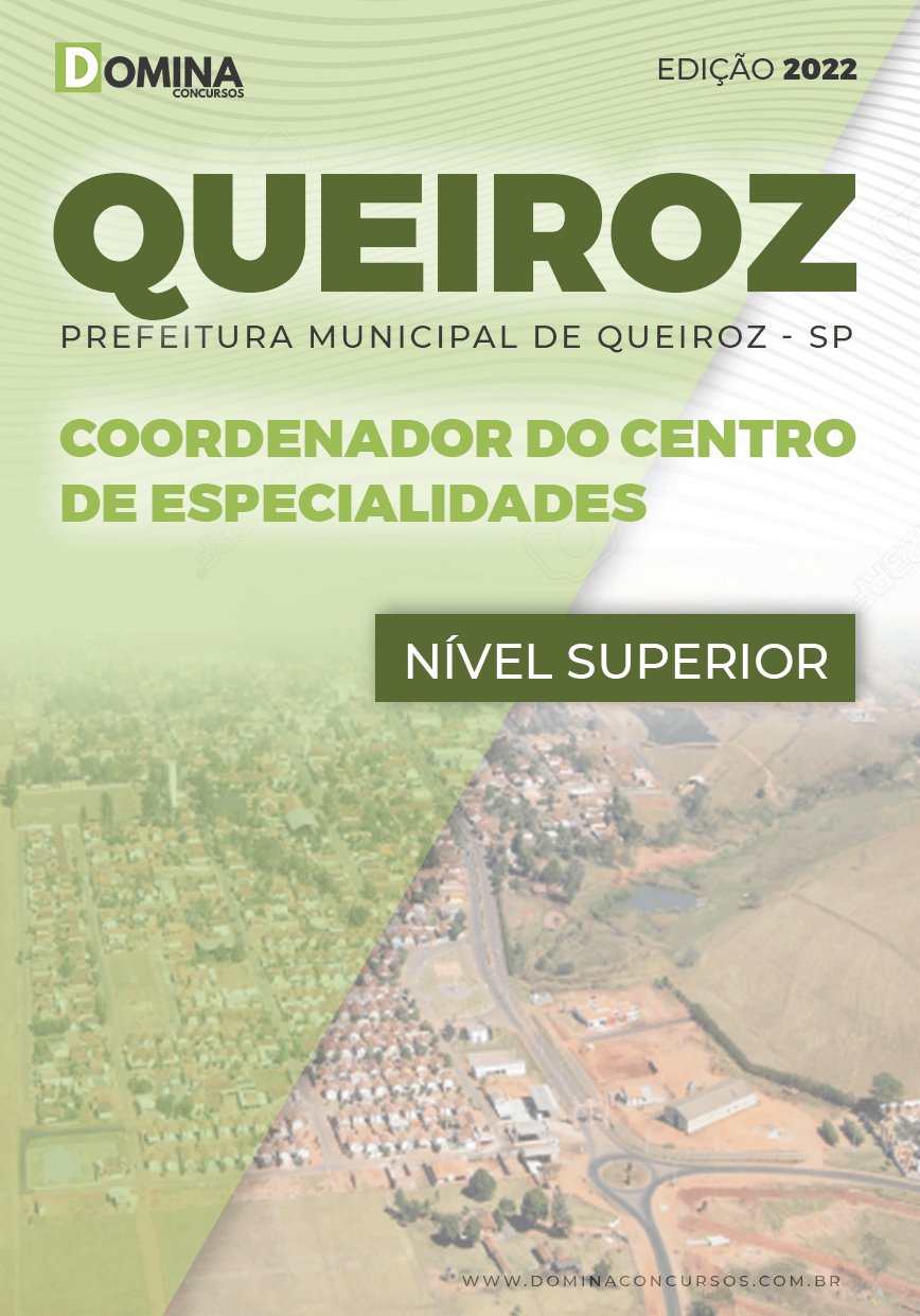 Apostila Pref Queiroz SP 2022 Coord. Centro Especialidades