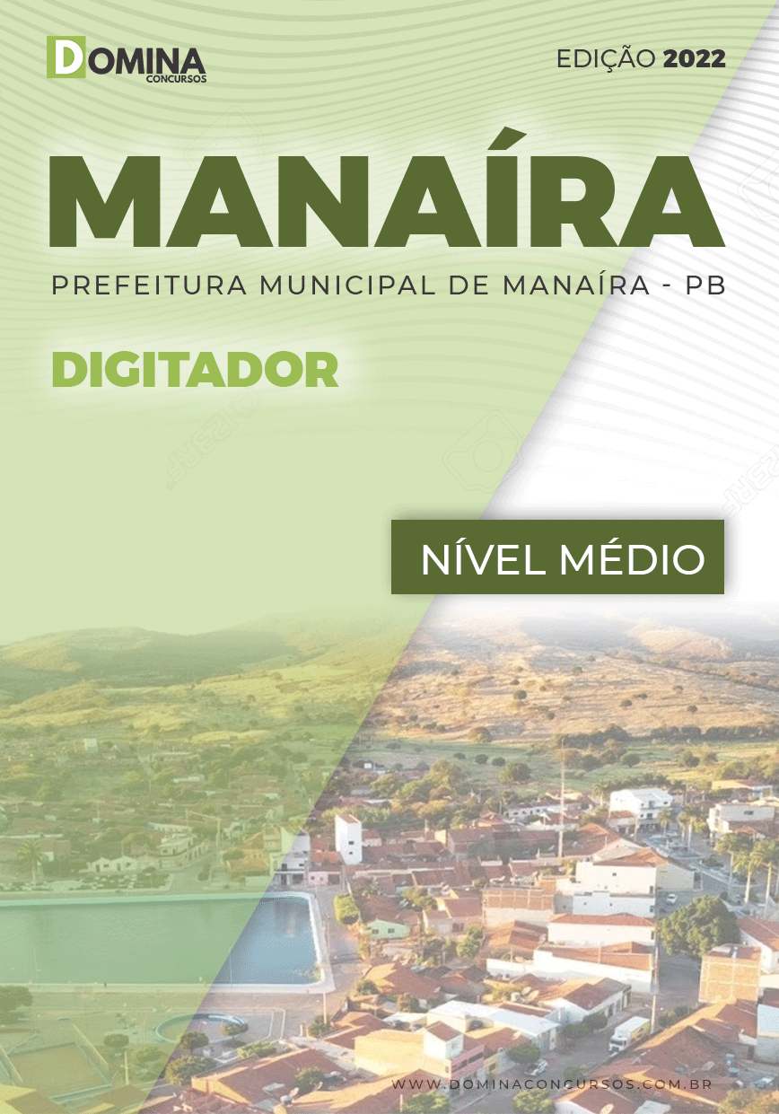 Apostila Digital Concurso Pref Manaíra PB 2022 Digitador