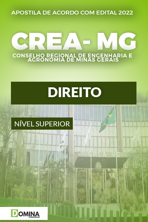 Apostila Digital Concurso Público CREA MG 2022 Direito
