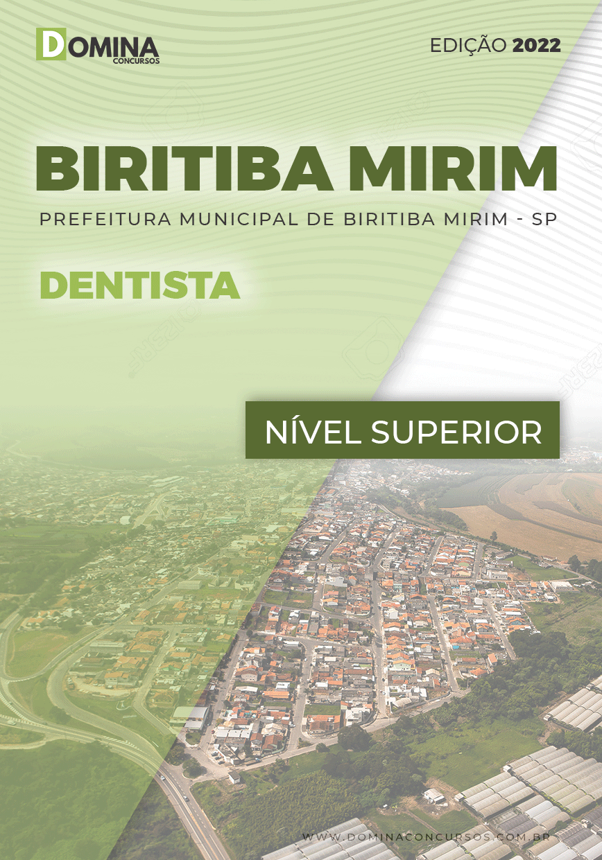 Apostila Concurso Pref Biritiba Mirim SP 2022 Dentista