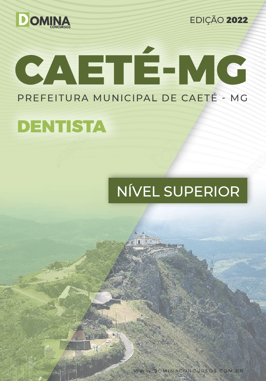 Apostila Digital Concurso Pref Caeté MG 2022 Dentista