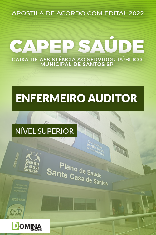 Apostila Concurso CAPEP SAÚDE SP 2022 Enfermeiro Auditor